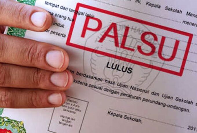 Ijazah Palsu